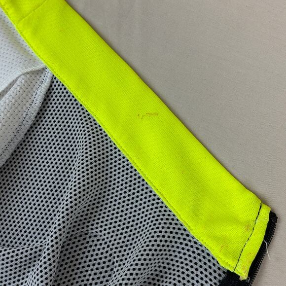 Castelli Cycling Jersey Large Short Sleeve Full Zip Black Neon Yellow Scorpion - Picture 12 of 12